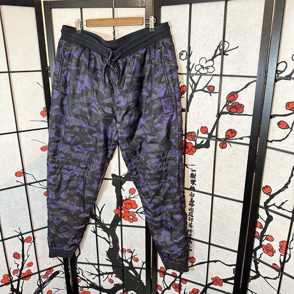 PUMA x PRPS Collab Opulent Black Purple Camo Joggers Pants Size XXL Nylon - Picture 6 of 6